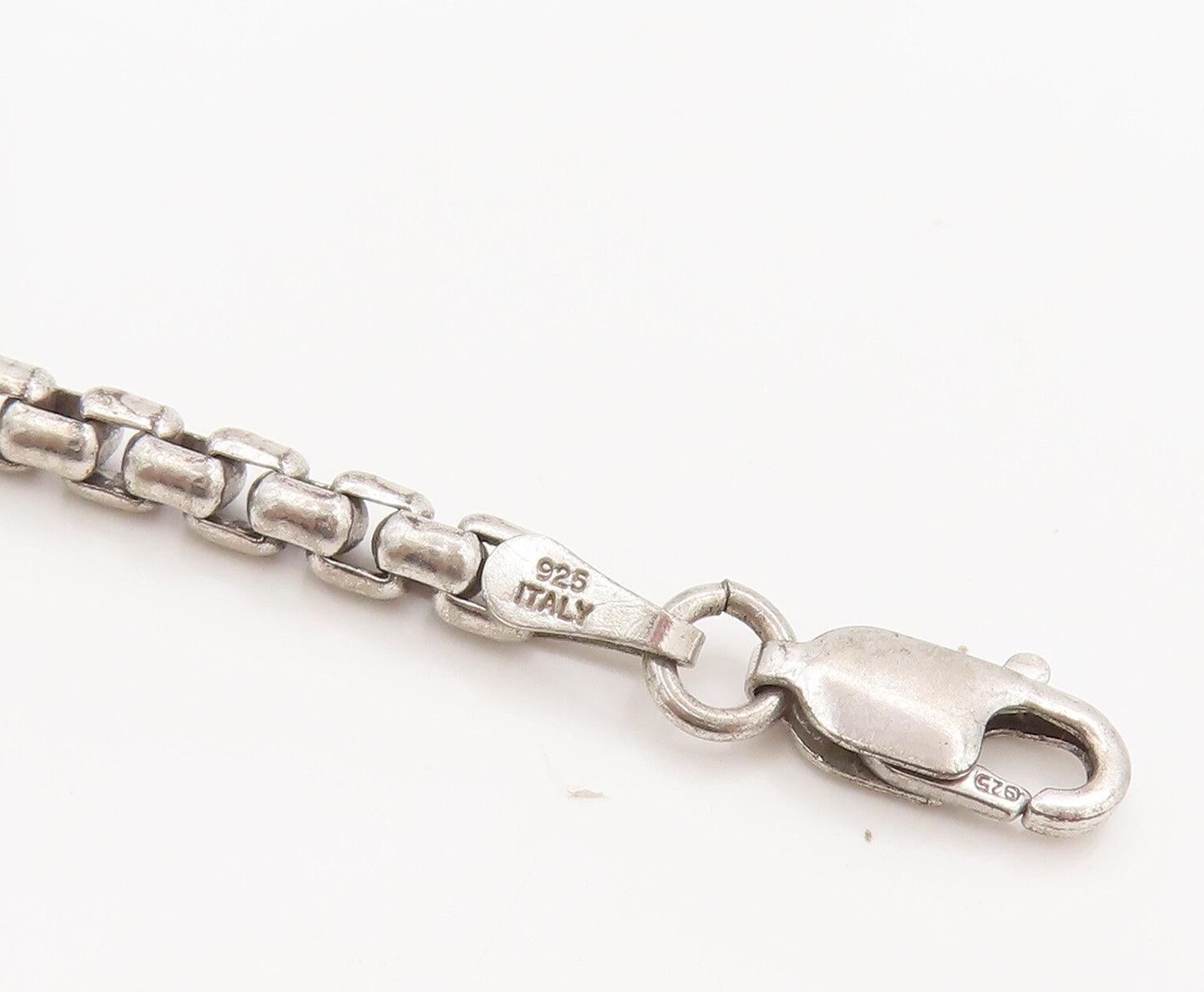 925 Sterling Silver  Vintage Swirly DNA Black White Diamonds Bracelet  BT10130