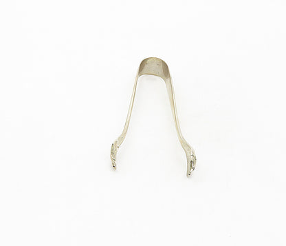 S KIRK & SON 925 Sterling Silver  Vintage Petite Three Prong Tongs  TR1472
