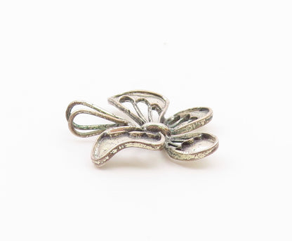 DANECRAFT 925 Sterling Silver  Vintage Shiny Butterfly Motif Pendant  PT16977