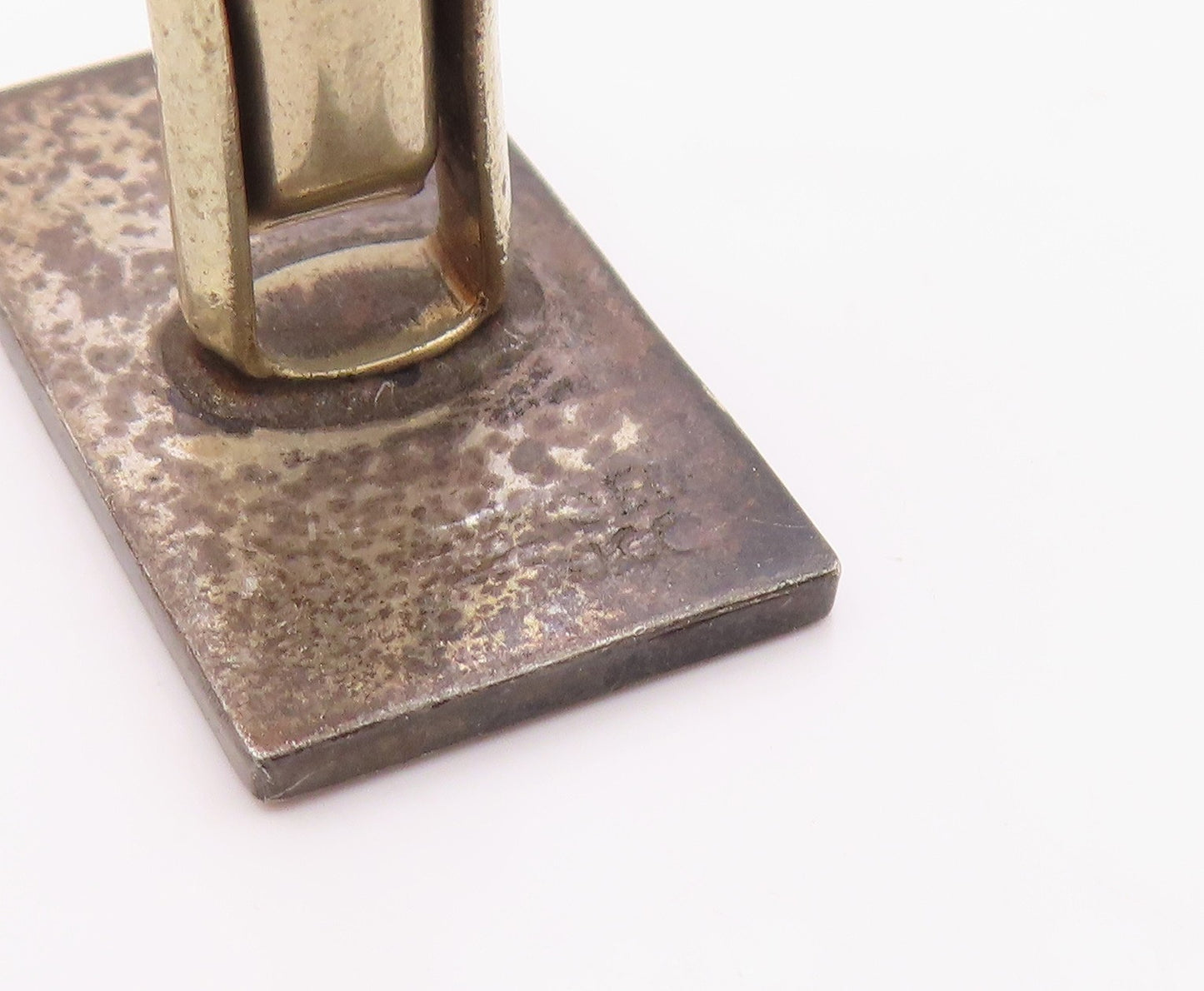 MEXICO 925 Sterling Silver Vintage Spiral Maze Rectangle Cufflinks TR3372