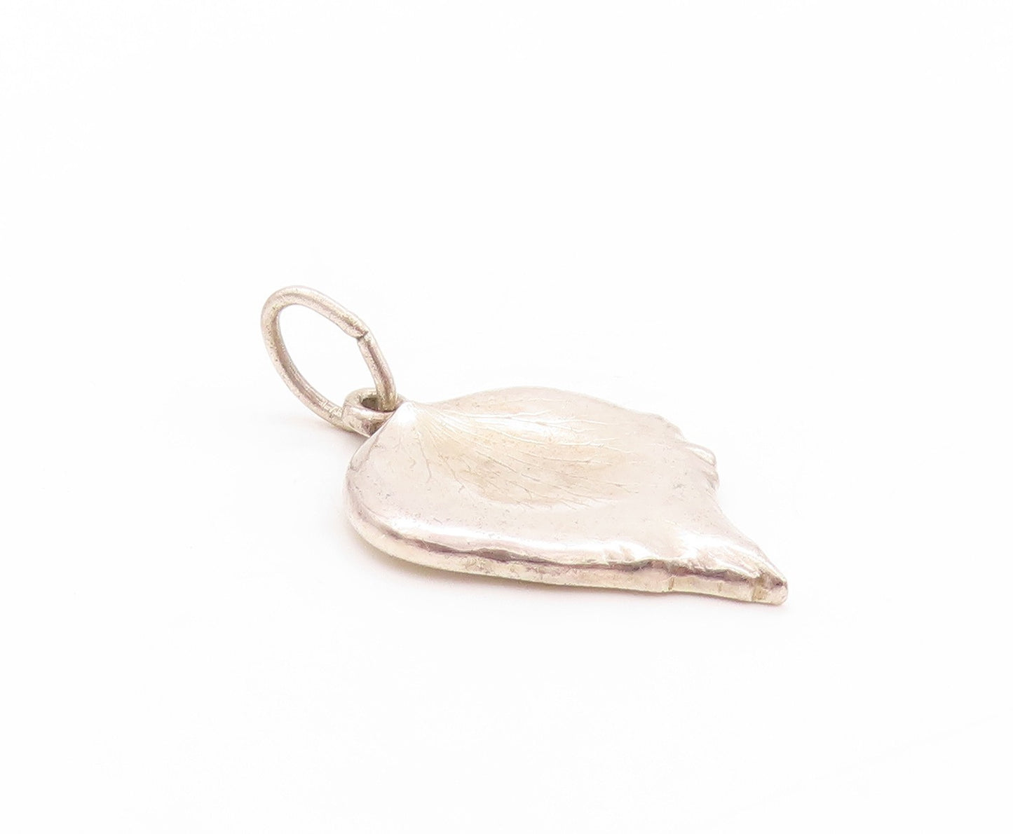 925 Sterling Silver Vintage Pendant TIFFANY & CO. Lancôme Leaf Cutout  PT24140