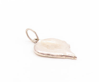 925 Sterling Silver Vintage Pendant TIFFANY & CO. Lancôme Leaf Cutout  PT24140