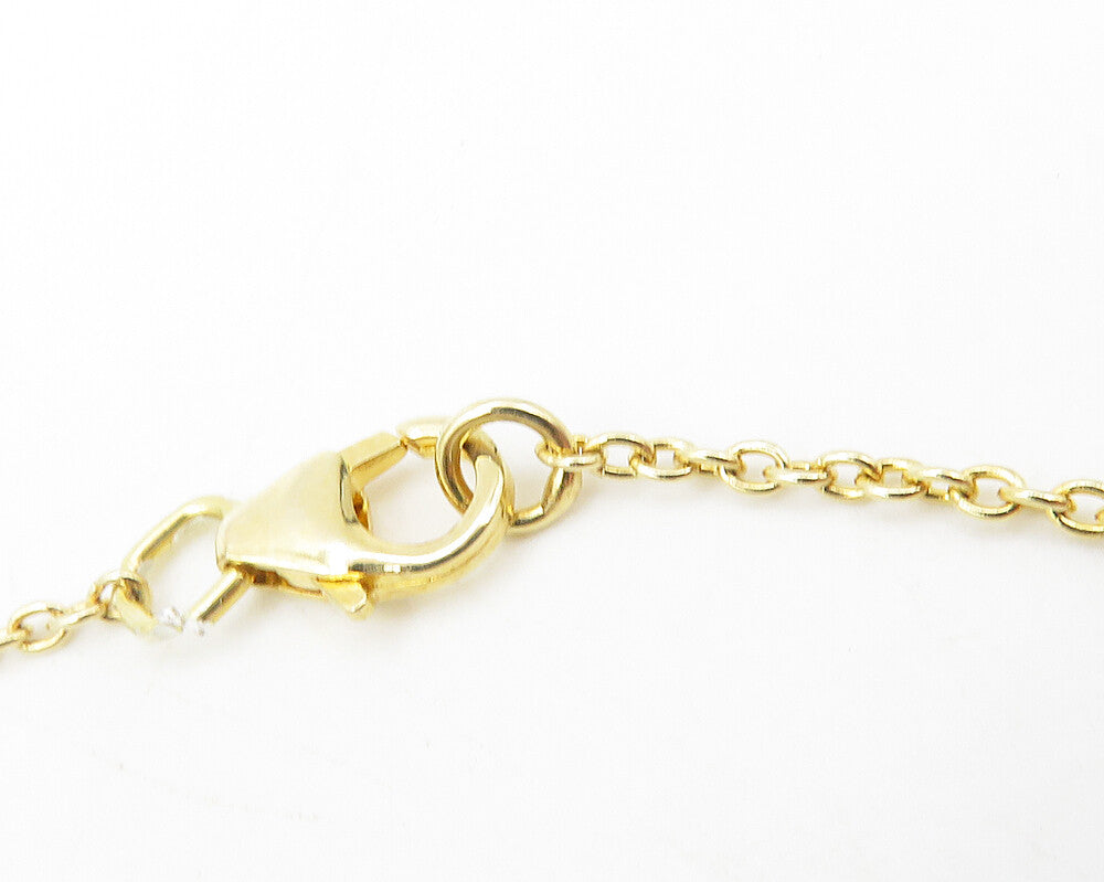 925 Sterling Silver Garnet & Multi Stone Gold Plated Chain Necklace NE1944