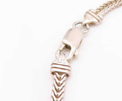 14k Gold 925 Sterling Silver Vintage Necklace Rectangular Pink Gemstone  NE4554