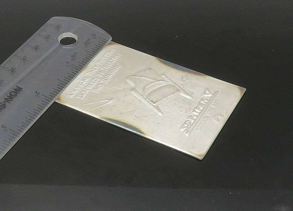 925 Sterling Silver  Vintage Star Trek 1989 Collection Card  TR3083