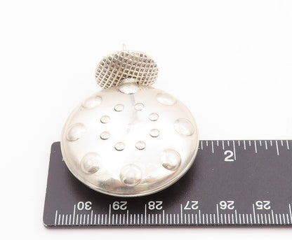 925 Sterling Silver Vintage Pendant Heavy Solid Perfume Bottle OPENS  PT24793