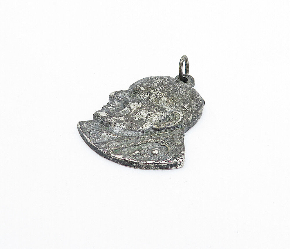 925 Sterling Silver  Vintage Antique Pope St. John XXIII Pendant  PT2620