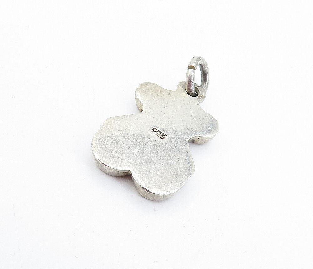 925 Sterling Silver  Vintage Petite Hollow Animal Motif Drop Pendant  PT5135