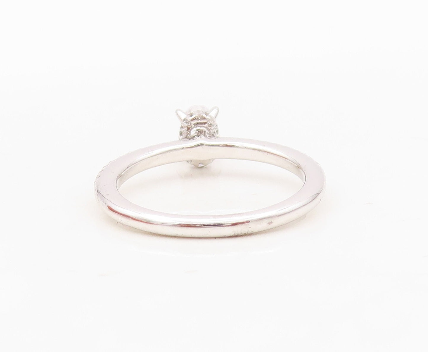 925 Sterling Silver Vintage Ring Minimalist CZ Wedding Ring  Sz 7  RG30443