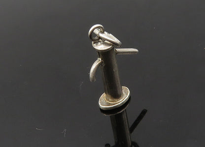 925 Sterling Silver  Vintage Petite Shiny Smooth Pendant  PT15919