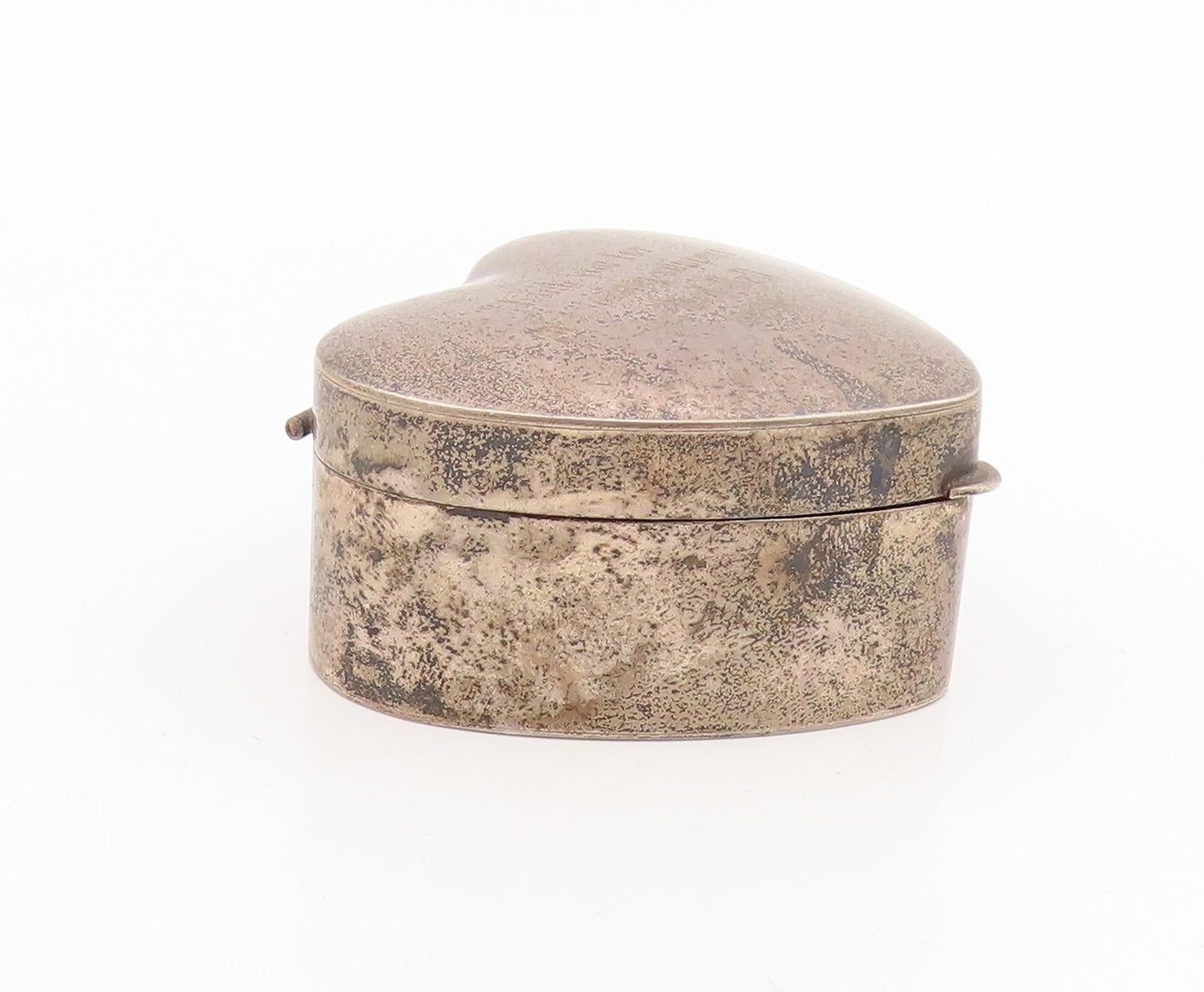 925 Sterling Silver Vintage Pill Box TIFFANY & CO Solid Love Heart OPENS  TR4145
