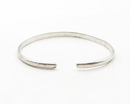 925 Sterling Silver  Vintage A Grandmother's Love Quote Cuff Bracelet  BT4789