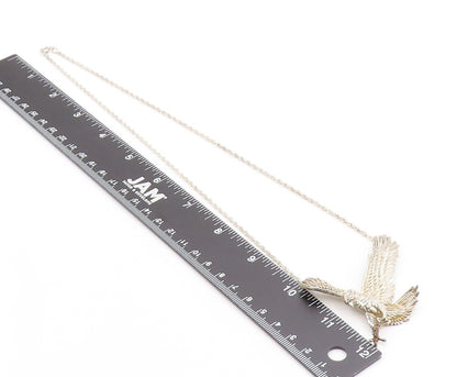 925 Sterling Silver Vintage Necklace JC FERRARA Majestic Eagle Chain  NE4637