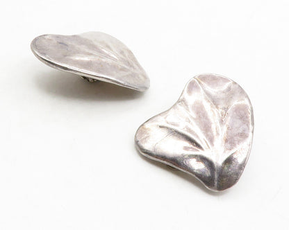 ISRAEL 925 Sterling Silver  Vintage Dark Tone Non Pierce Earrings  EG6904