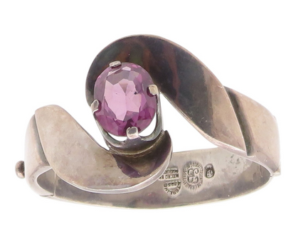 925 Sterling Silver Vintage Bracelet LOS BALLESTEROS MEXICO Gemstone  BT12103