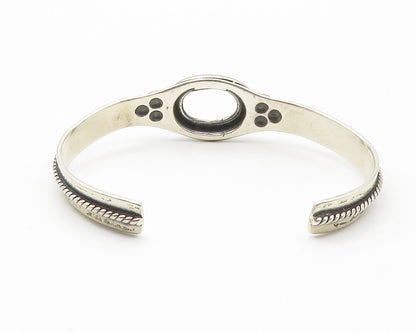 CAROLYN POLLACK RELIOS 925 Silver  Vintage Twist Detail Cuff Bracelet  BT5529