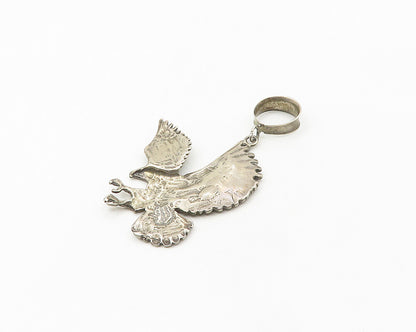 LIBERTY C.C. NAVAJO 925 Sterling Silver  Vintage Flying Eagle Pendant  PT14464