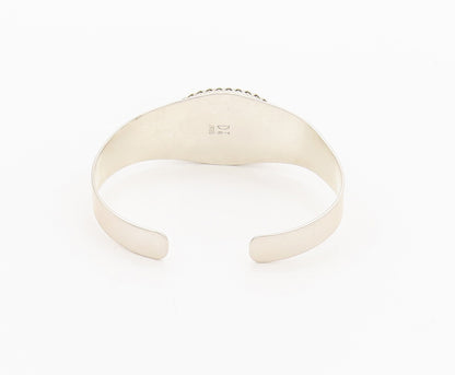 DTR JAY KING 925 Silver  Vintage Minimalist Charoite Cuff Bracelet  BT10009