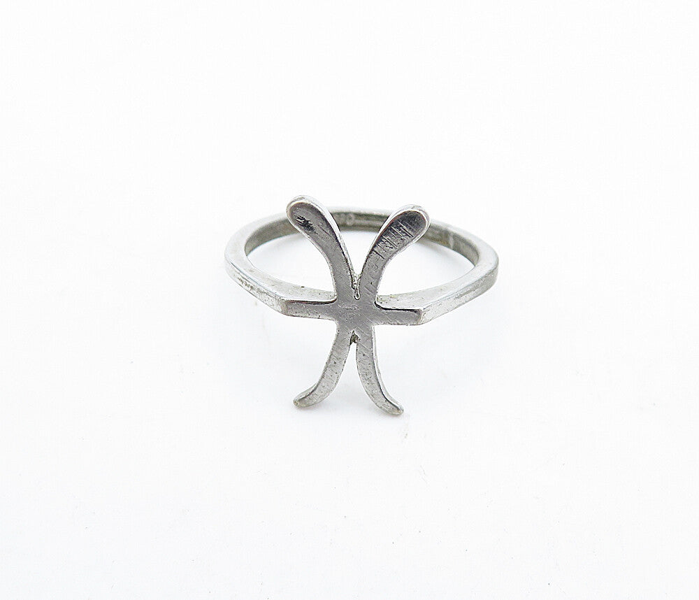ESPO 925 Sterling Silver  Vintage Shiny Smooth Thin Band Ring Sz 6.5  RG5854