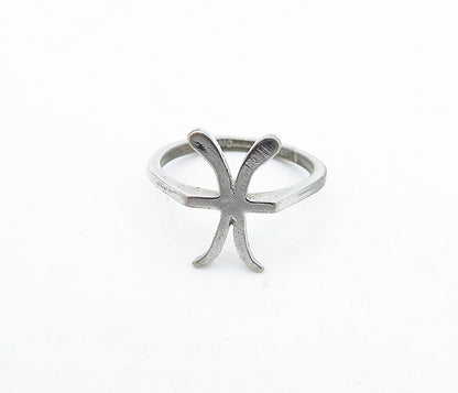 ESPO 925 Sterling Silver  Vintage Shiny Smooth Thin Band Ring Sz 6.5  RG5854
