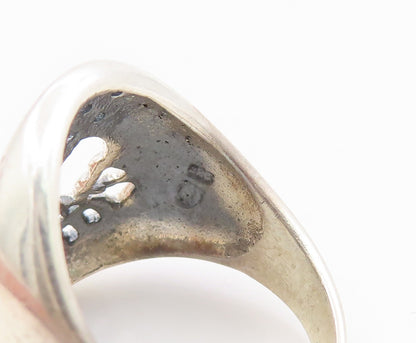 925 Sterling Silver Vintage Ring Classic Tree Of Life Cutout Band  Sz 6  RG35890
