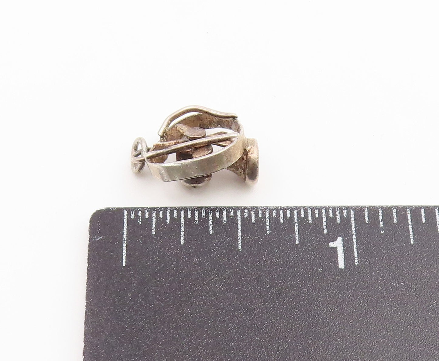 925 Sterling Silver Vintage Pendant Miniature Electric Table Fan Charm  PT26633