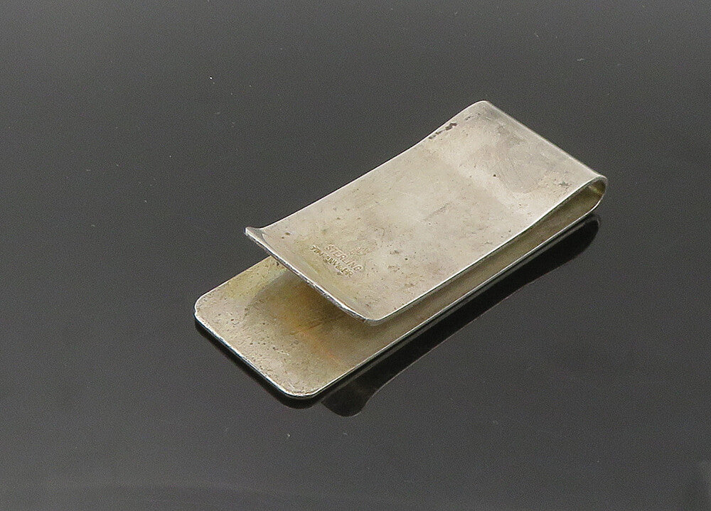 TIFFANY & CO. 925 Sterling Silver  Vintage Shiny Minimalist Money Clip  TR3009