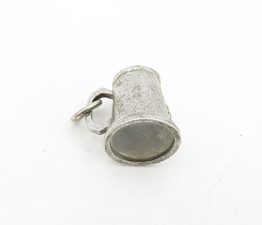 925 Sterling Silver Vintage Antique Kents Hill School Mug Cup Pendant PT6270