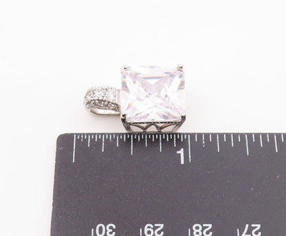 ROSS SIMON 925 Silver  Vintage Sparkling Cubic Zirconia Pendant  PT15878
