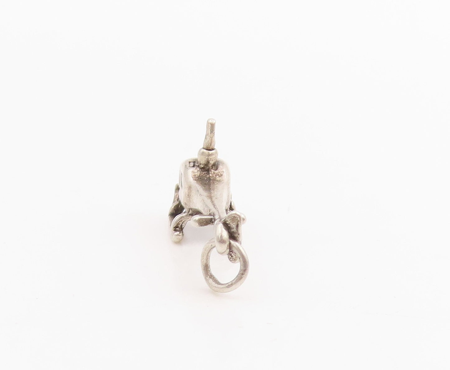 925 Sterling Silver Vintage Pendant Aviation Helicopter Chopper Charm  PT25231