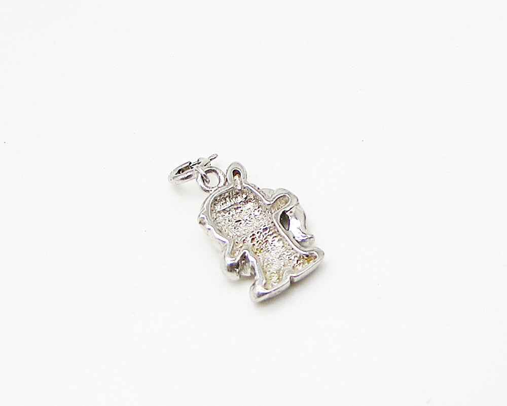 925 Sterling Silver  Enamel Animated Character Charm Pendant  PT2012