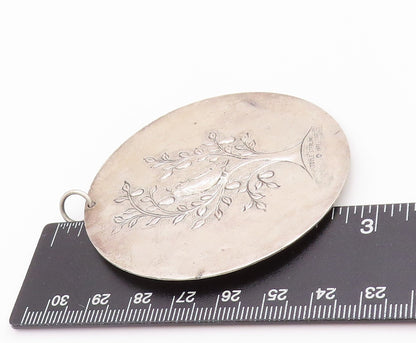 925 Sterling Silver Vintage Pendant 1971 TOWLE Antique Bird Of Peace  PT24709