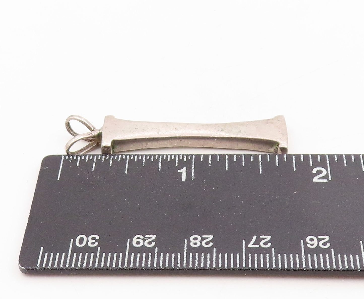 925 Sterling Silver Vintage Pendant Alphabet I Initial Solid Locket  PT25422