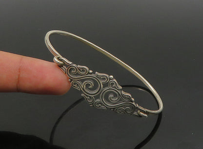 JAMES AVERY 925 Sterling Silver  Vintage Petite Swirl Bangle Bracelet  BT9232