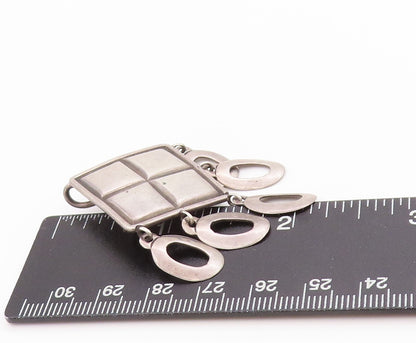 925 Sterling Silver Vintage Brooch TAXCO Religious Miraculous Medal Pin  BP11818