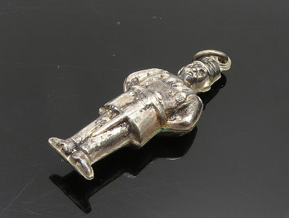 925 Sterling Silver  Vintage Toy Solider With Sword Charm Pendant  PT20280