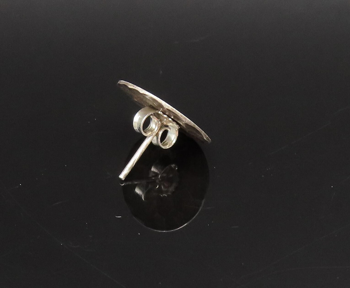 14K GOLD & 925 Silver  Vintage Two Tone Multi Singles Lot Earrings  EG11988