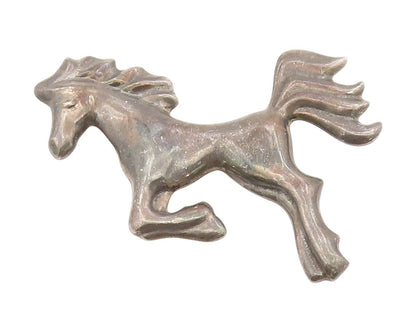 925 Sterling Silver Vintage Brooch KABANA Running Horse Figurine Pin  BP12127