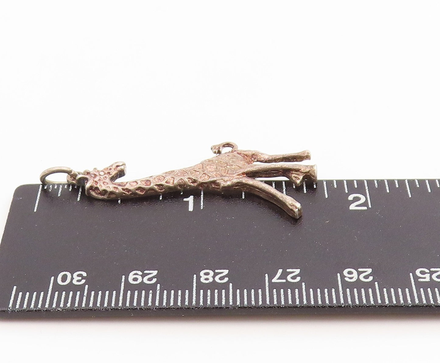 925 Sterling Silver Vintage Pendant Miniature Giraffe Cutout Figure  PT26061