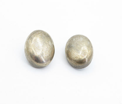 925 Sterling Silver Vintage Dark Tone Minimalist Non Pierce Earrings EG2211