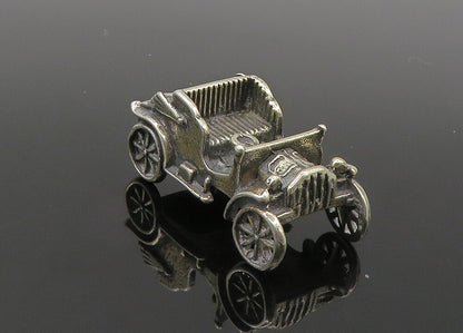 925 Sterling Silver  Vintage Dark Tone Old Fashioned Car Trinket  TR2804