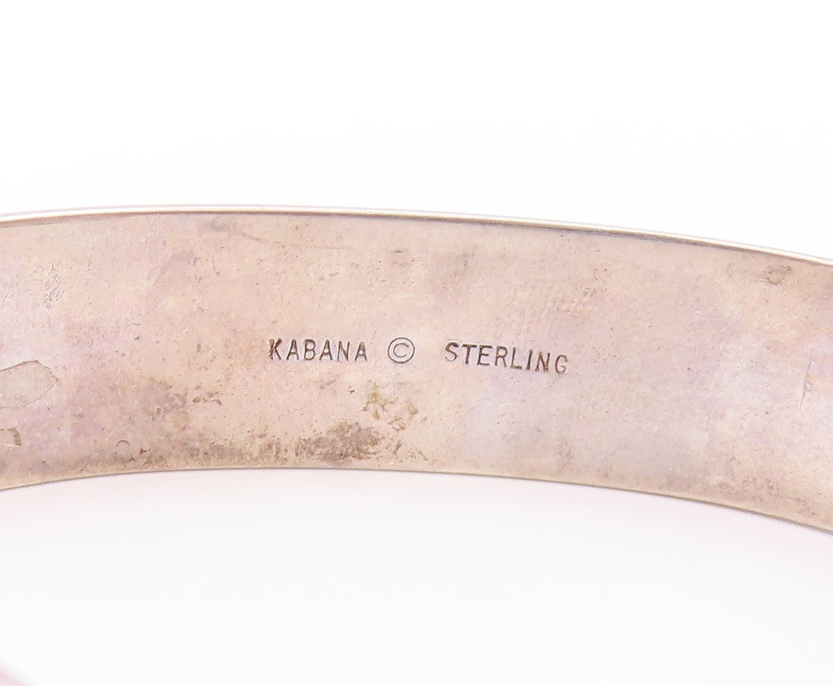 925 Sterling Silver Vintage Bracelet KABANA Swimming Dolphin Family  BT11192
