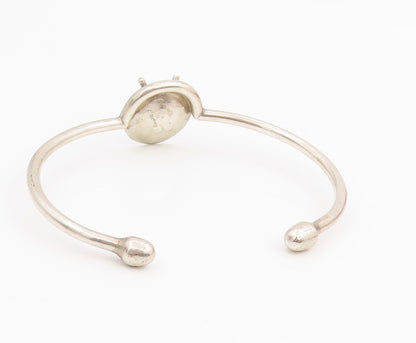 925 Sterling Silver Vintage Bracelet CHRIS ANDERSON Musical Drum Cuff  BT11951