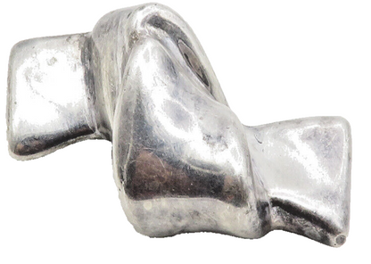 FREDERIC JEAN DUCLOS 925 Silver  Vintage Hollow Tied Knot Brooch Pin  BP4937