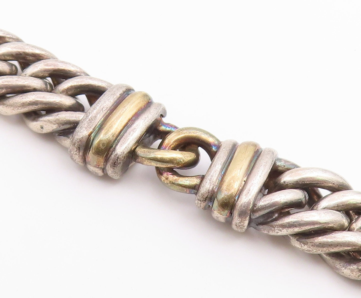 925 Sterling Silver Vintage Necklace CHRISTOFLE Classic Curb Chain HEAVY  NE4885