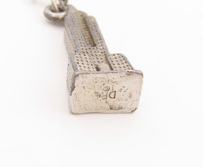 925 Sterling Silver Vintage Pendant 3D NYC Empire State Building Charm  PT25106