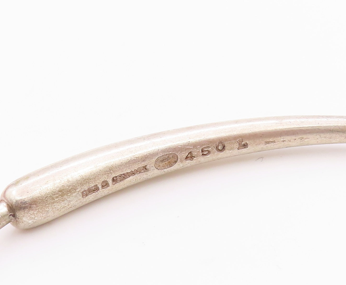 925 Sterling Silver Vintage Bracelet GEORG JENSEN DENMARK Designer Disk  BT11287