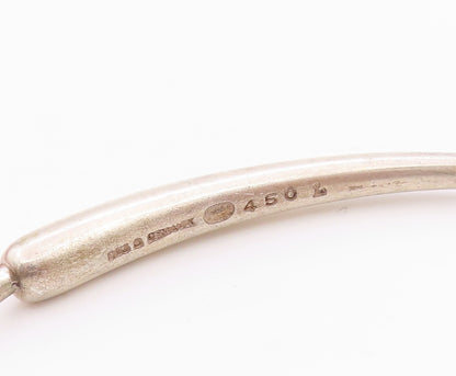925 Sterling Silver Vintage Bracelet GEORG JENSEN DENMARK Designer Disk  BT11287