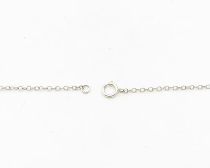925 Silver  Vintage Amethyst Peridot & Carnelian Beads Chain Necklace  NE2830
