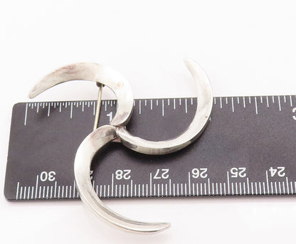 925 Sterling Silver Vintage Brooch Pin ANTONIO PINEDA Ninja Flying Blade BP10796